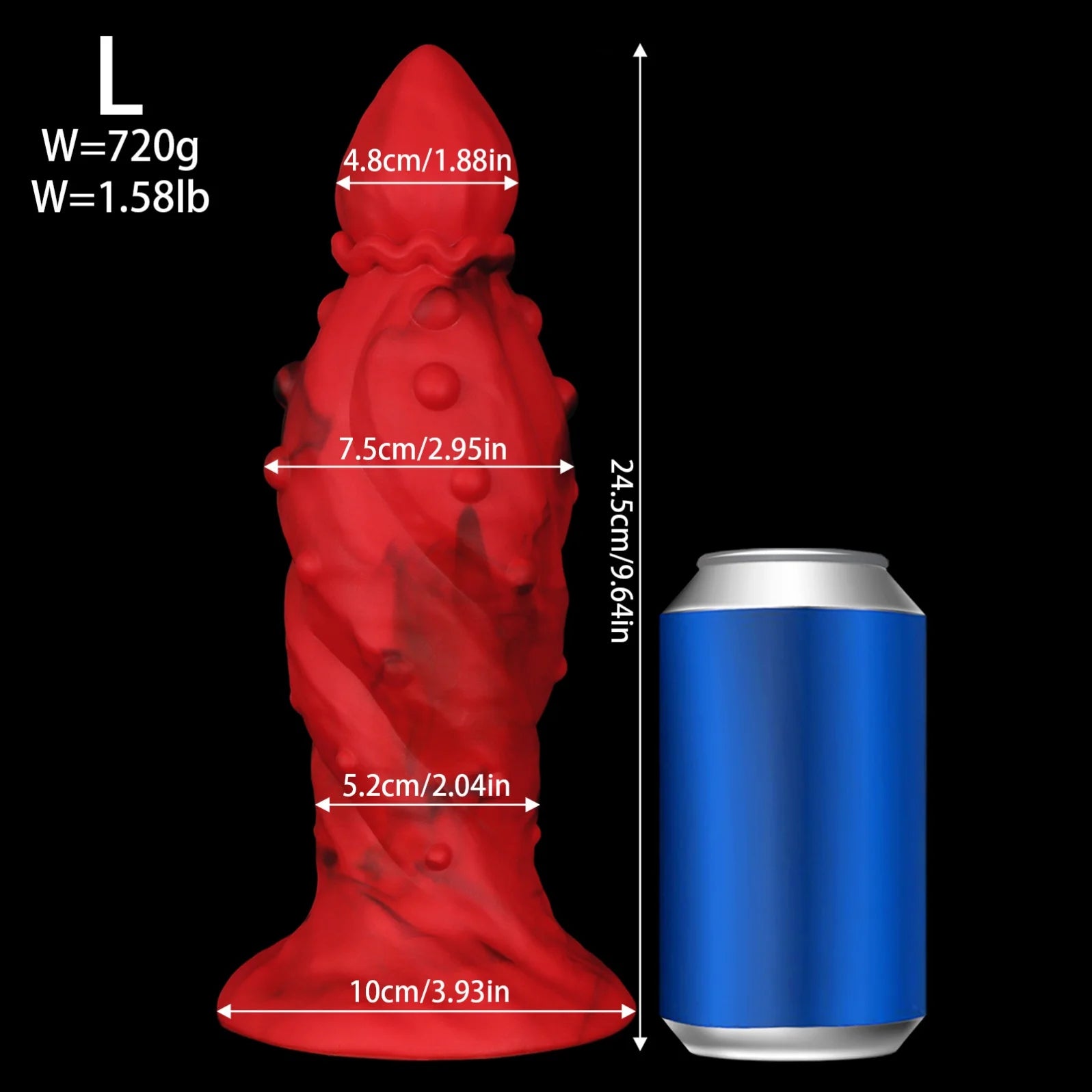 Threaded Pointed Anal Plug Huge Butt Plug Anal Dilation G-Spot Stimulation Sex Toys For Women Men Gay Prostate Massage Adult Toy