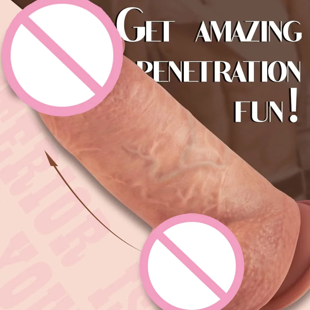 Realistic Silicone Dildo with Suction Cup Anal G-Spot Masturbator Penis Adult Sex Toys Huge Dildos for Women Rubber Cock Gode