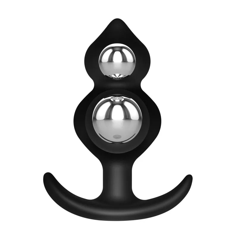 Anal Plug with Steel Balls Butt Plug Anal Beads Fetish Men Prostate Massager Sex Toys for Women Men Anal Dilator Butplug