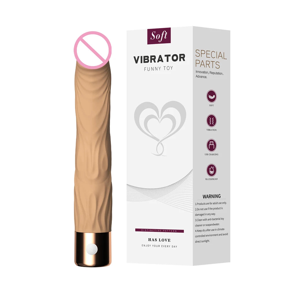 Realistic Dildo Vibrators 10 Powerful Vibration Clitoral G Spot Stimulator Vagina Female Mastrubation Sex Toys for Adult Couples