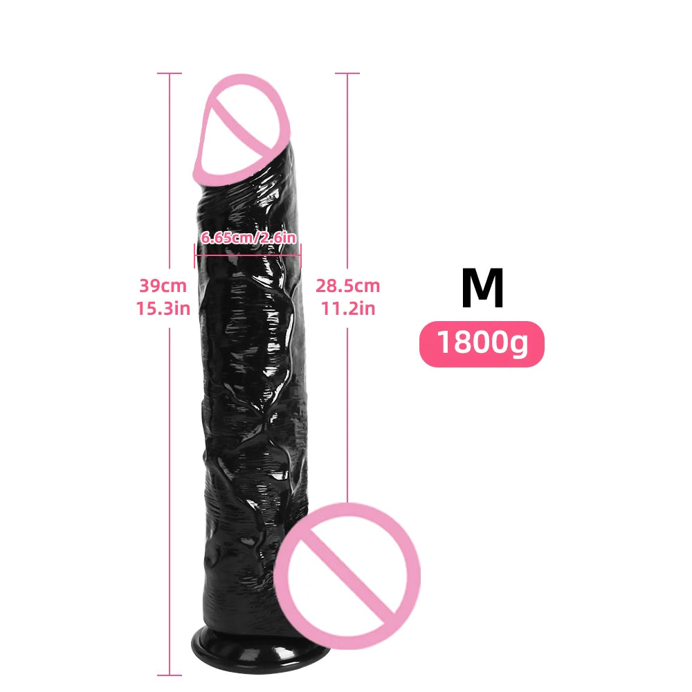 43.5cm Giant Anal Plug Oversized Dildo Anal Dilator Male and Female Masturbators Anal Stimulation Prostate Massage Adult Sex Toy