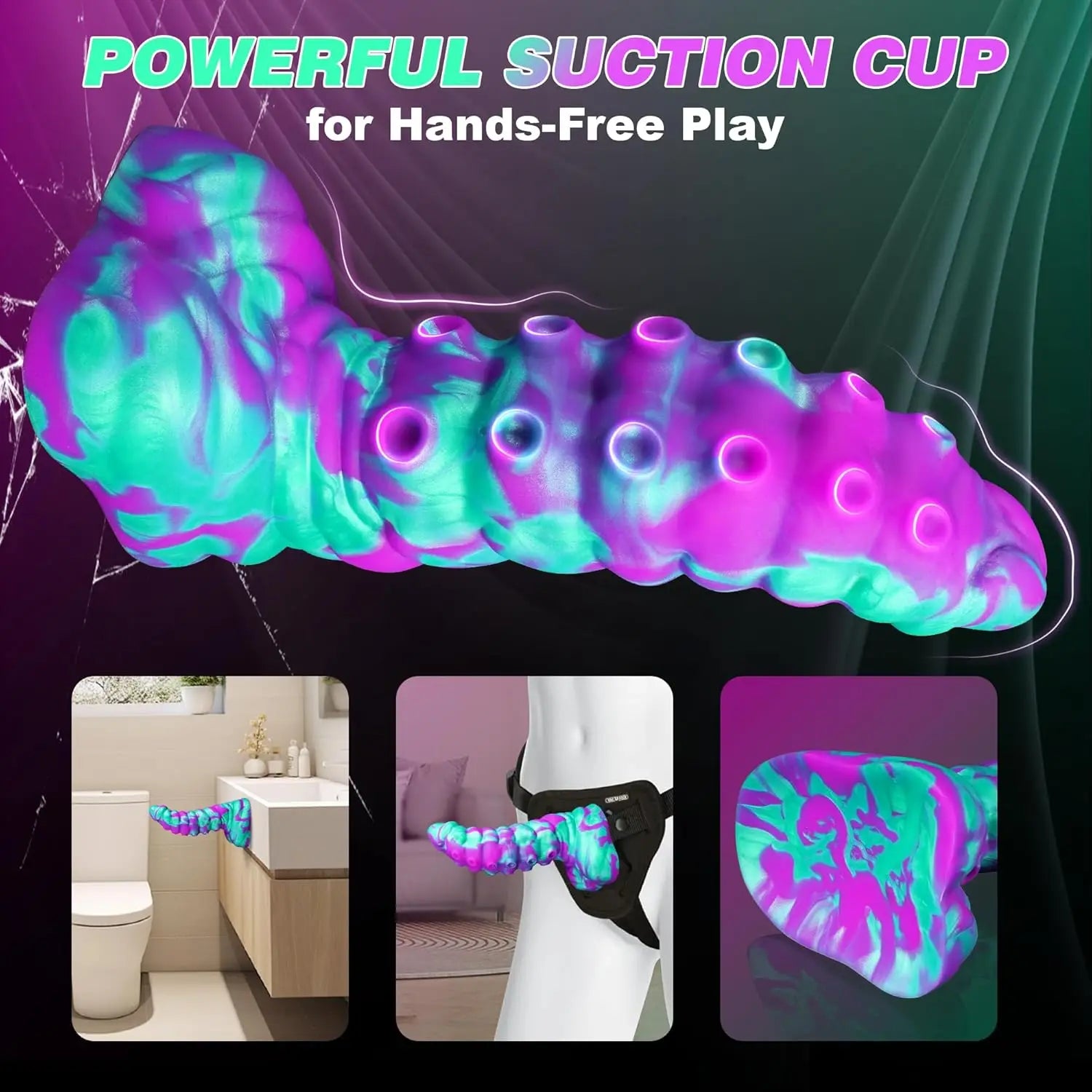 Huge Monster Tentacle Anal Dildo Thick Silicone Fantasy with Suction Cup Octopus Dildos Ass Dilator Big Buttplug Adult Sex Toy
