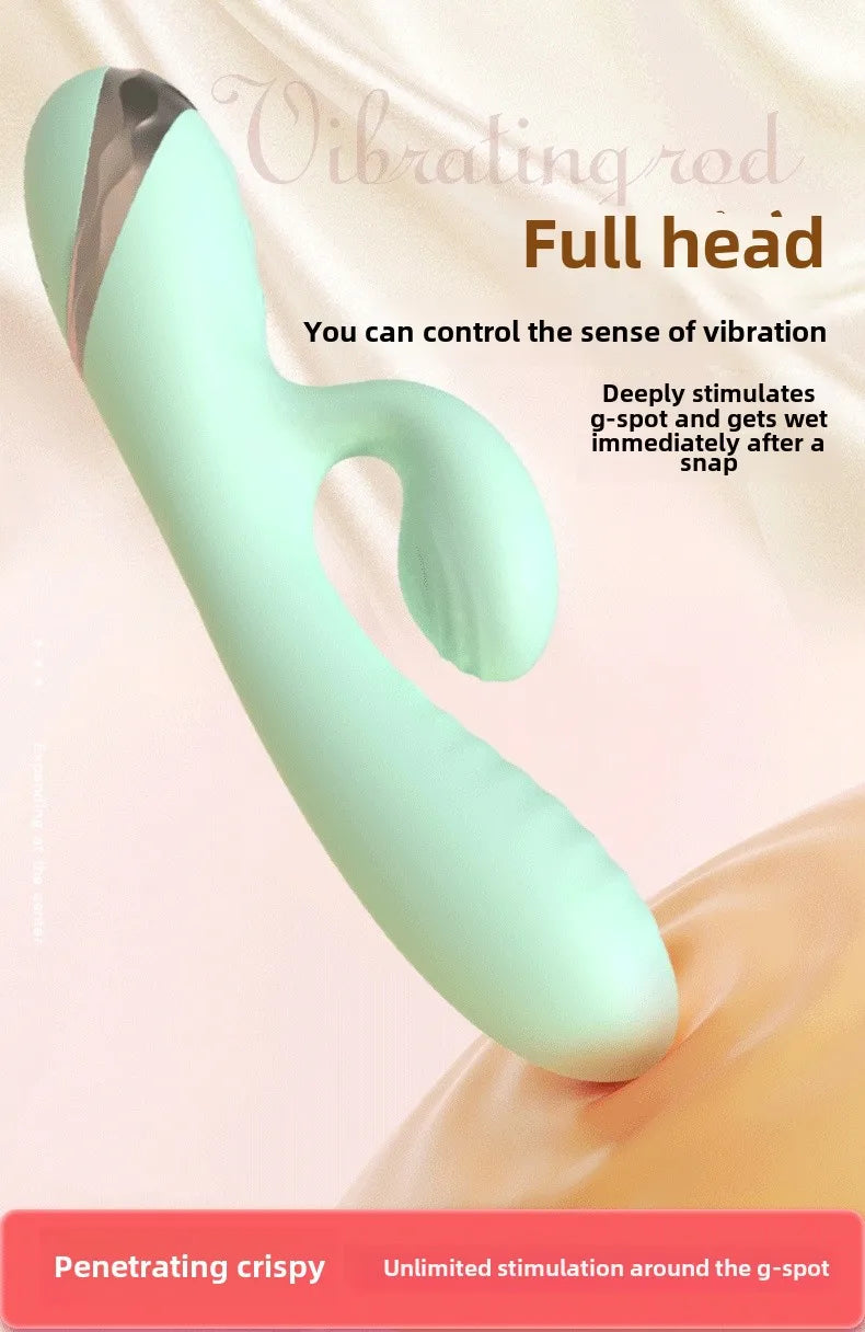 Inflatable Enlarge Vibrator G-point Massager Dildo Clitoris Vagina and Anus Vibrator 10-Frequency Vibration Waterproof Sex Toys