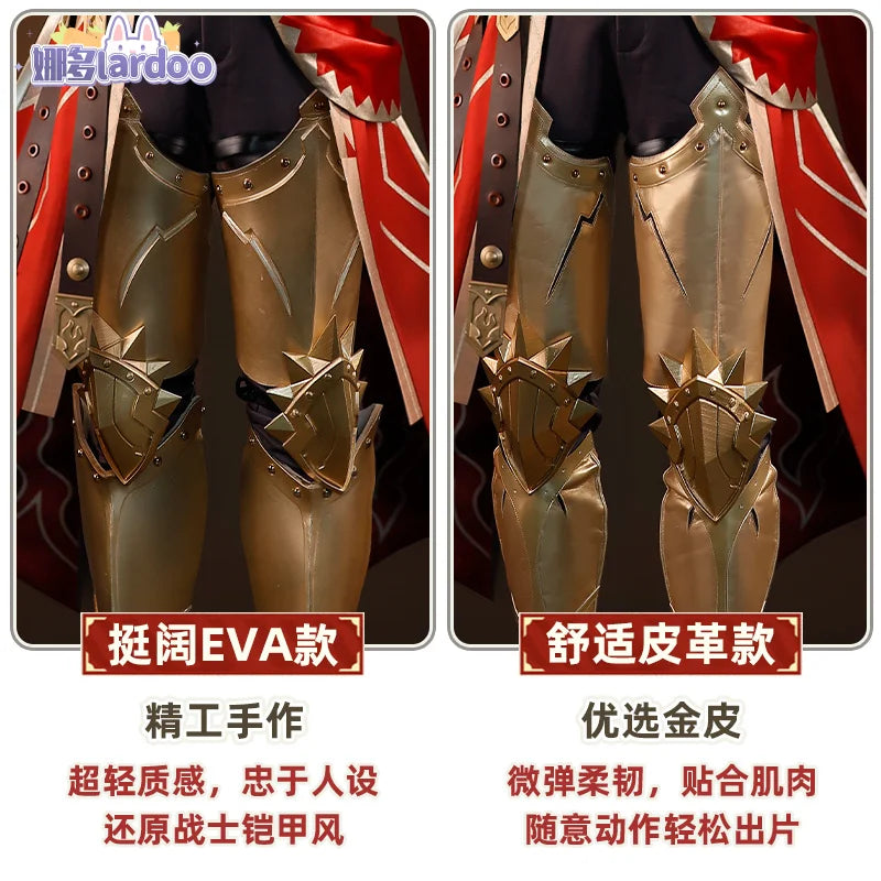 Mydei Cosplay Costume Honkai Star Rail Mydeimos Uniform Earrings Tattoo Stickers Halloween Party for Women Men Props