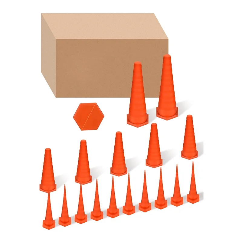 ABVA-Universal Drip Proof Hose Plugs Kit, 17 PCS Hydraulic Oil Service Rubber Plugs For Hydraulic Hose For Irrigation,Lines