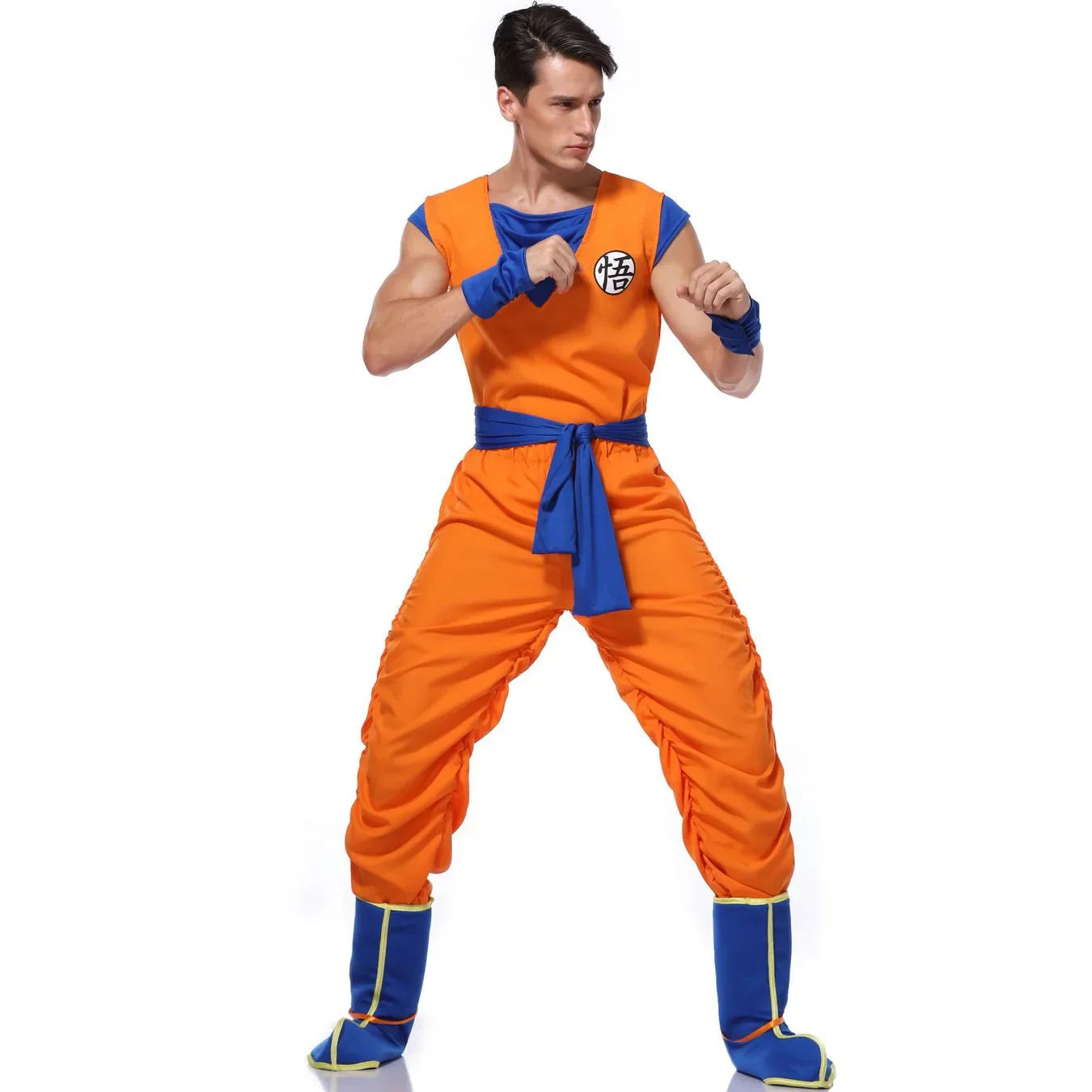 2025  Costume cosplay Goku Super Saiyan Cosplay Cosplay Uomini adulti Tute anime Costumi di carnevale di Halloween