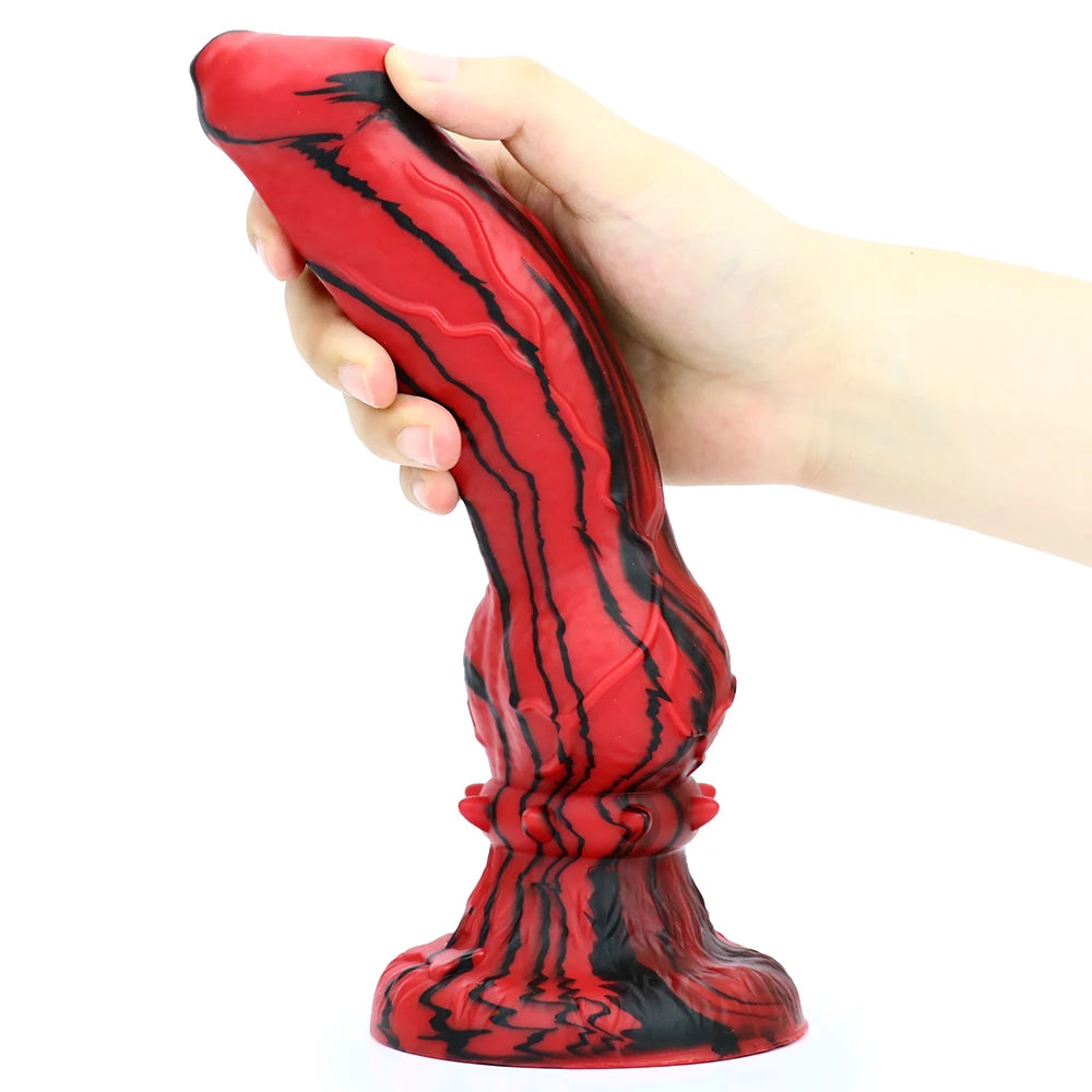 Soft Realistic Dog Dildos Huge Penis With Suction Cup Big Butt Plug Giant Monster Cock Dick Adult Sex Toy Supplies For Men Women