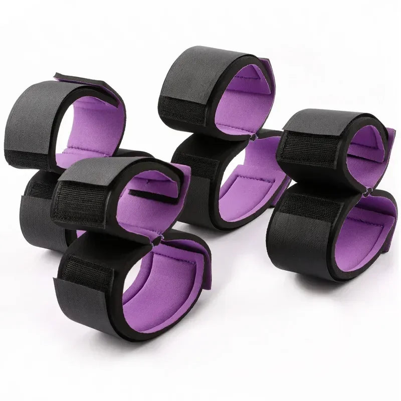 Adult Game Sexy Toys For Men Women BDSM Bondage Adjustable Handcuffs Ankle Straps Fetish No Vibrator Erotic Sex Shop 18+