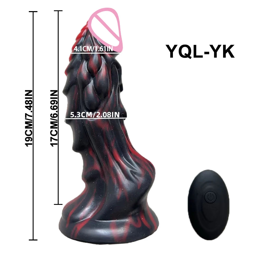 Dragon Dildo Vibrator Lesbian G-spot Stimulation Female Sex Toys Monster Dildo With Suction Cup Fantasia Anal Plugs Adult Toys