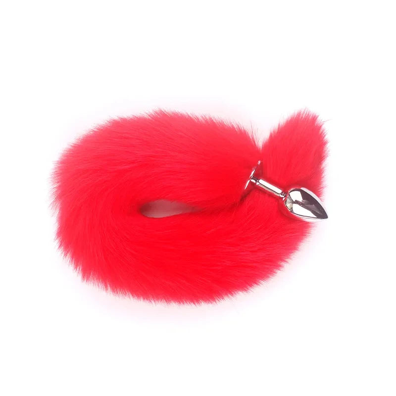 Anal Plug Sexy Fox Tail Vaginal Plug Dildo Masturbation Anal Vibrator Men Prostate Massager Female Masturbator Anal Masturbating