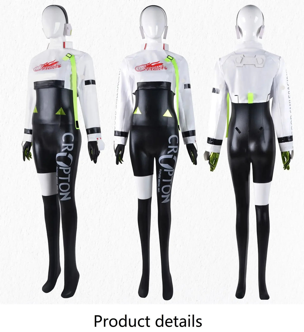 Anime Mikuu 2022 Racing Cosplay Costumes Game Hatsune Miku Anime Cosplay Costume For Women Halloween Carnival Party Comic Con