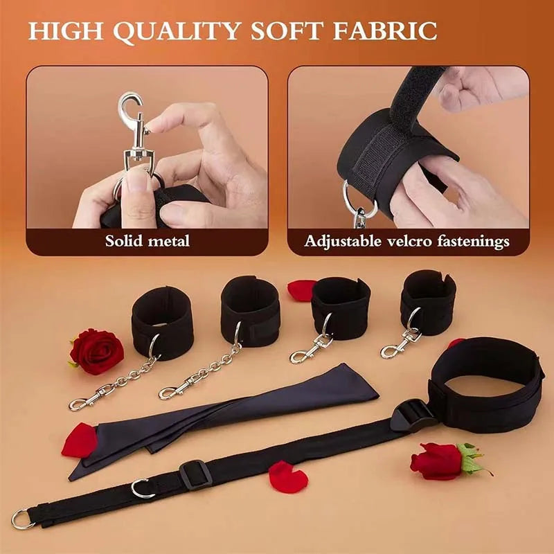 Adult Games Erotic Sex Toys For Woman Couples SM Fetish Slave BDSM Bondage Restraints Handcuffs Shackles Erotic Accessories