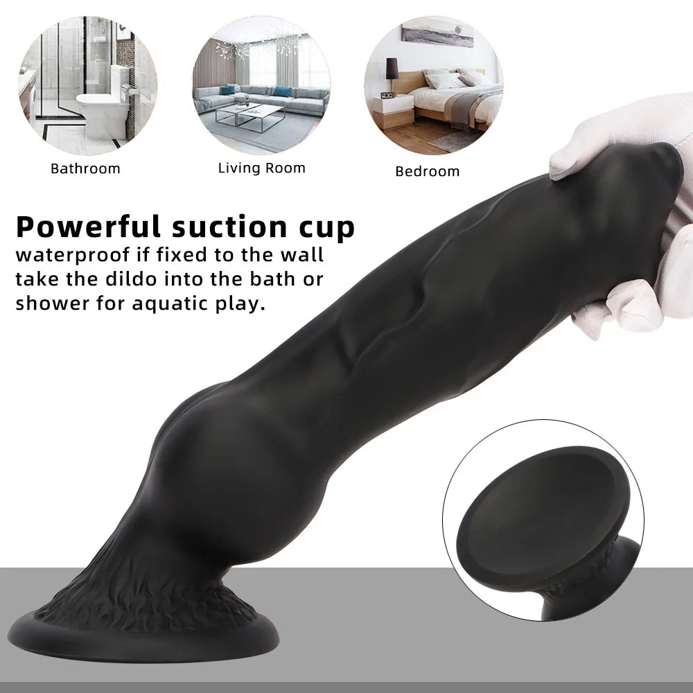 Big Dog Dildo Anal Plug Female Masturbation Vaginal Dilatador Anual Gay and Lesbian Sex Toys 18+