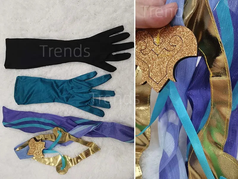 Xiao Cosplay Costume Cosplay Anime Xiao Full Set Xiao Wig Mask Tattoo Sticker for Halloween Outfits