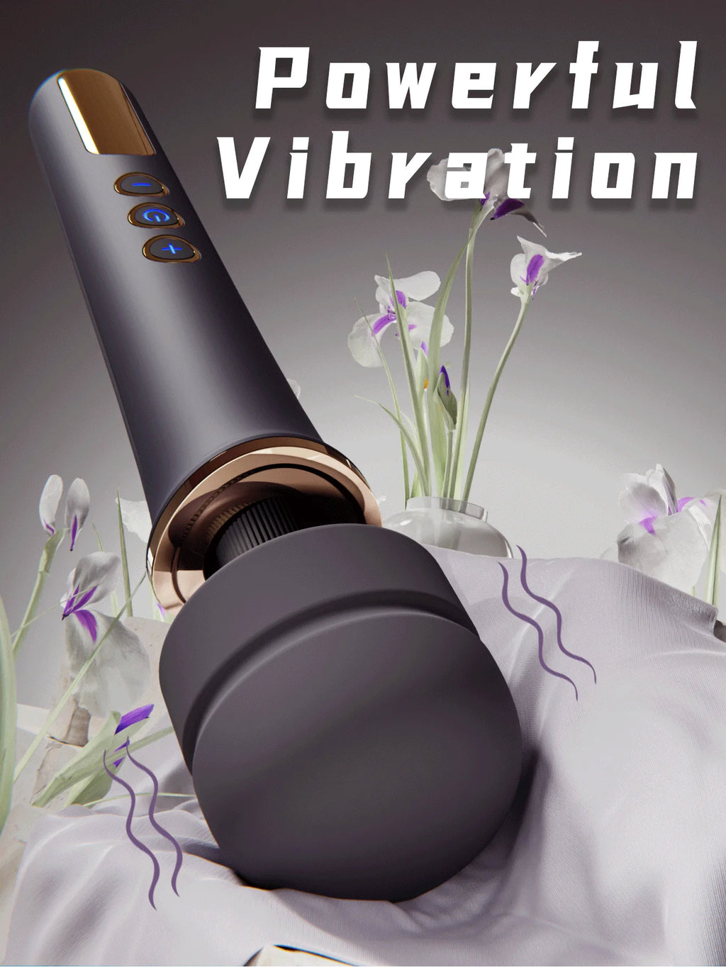 Large AV Vibrator Powerful G Dot Vibrator with 10 Vibration Patterns Clitoral Stimulator Female Masturbator Vibrator Sex Toys