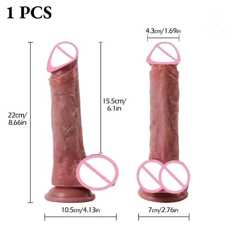 New Realistic Silicone Dildo Huge Sucker Soft Dildos for Women Masturbator Female Vagina Massage Anal Plug Sex Product 18+