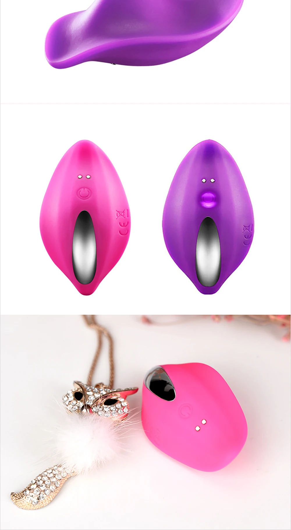 Vibrators for women clitoris powerful No Sound Butterfly Wearable Panties Egg Vibrator Clitoral Stimulator Sex Toy for Women 18+