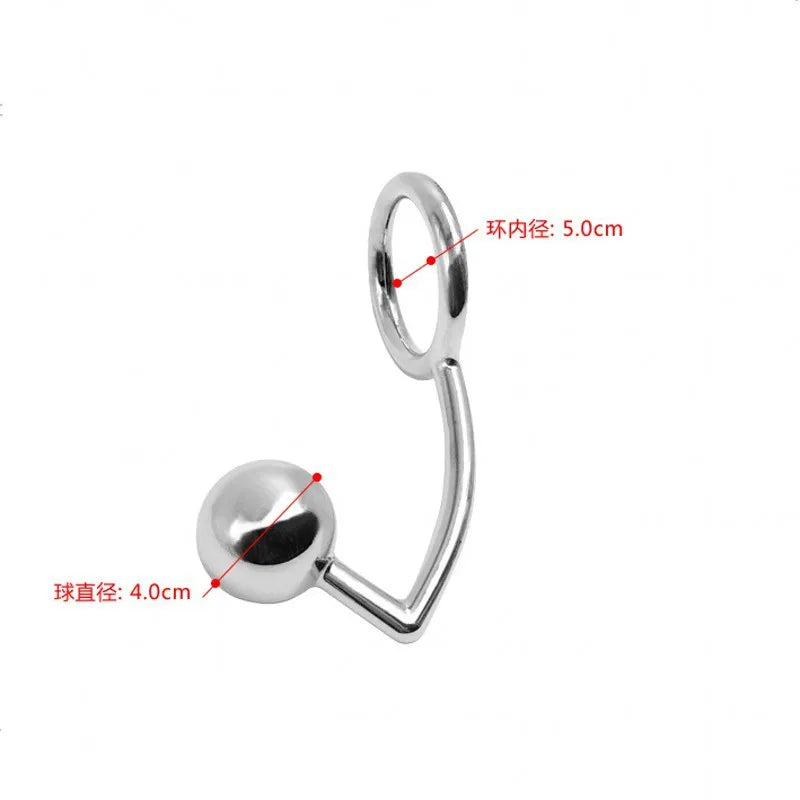 Metal Anal Hook Anal Plugs Posterior Toys Prostate Massager Male and Female Masturbators Anal Dilator Anal Stimulator Sex Toy 18