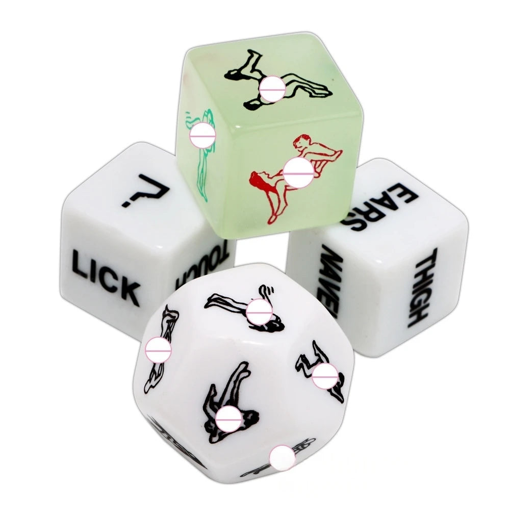 12 Sides Sex Toys for Couples Funny Sex Dice Adult Game Erotic Love Sexy Posture Foreplay Lovers Game Toy Romantic Party Items