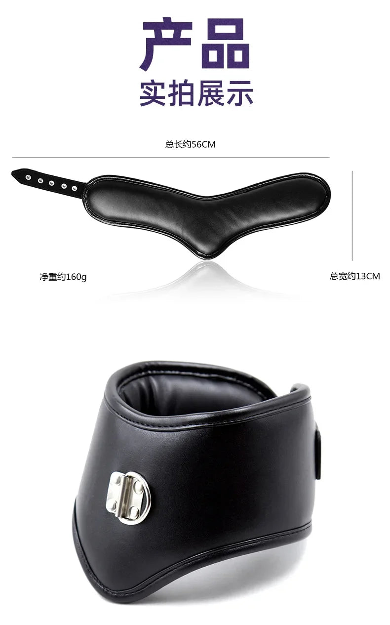 Necklace Fetishs Adult Games Role Play Sex Toys For Couples Sex Products Fantasy Fetish Bondage PU Leather Erotic Slave Collar