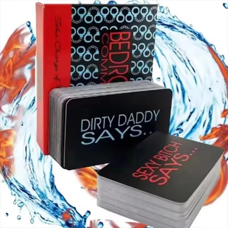 Bedroom Commands Board Card Game 108 Cards Adult Party Game Interactive Desktop Couple Date Nights Naughty Position Games