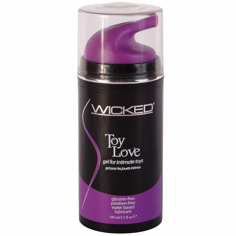 Wicked Toy Love Water Based Lubricating Gel for Intimate Toys 3.3 Oz