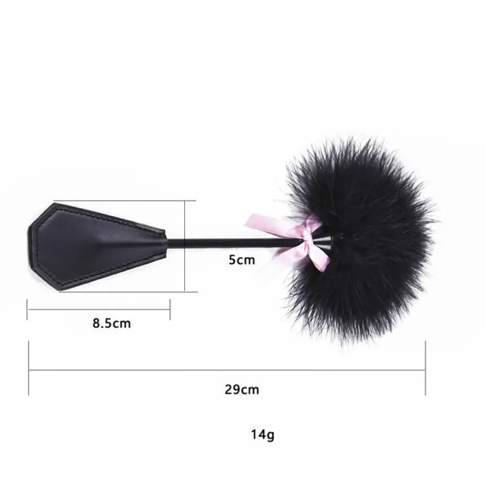Feather Whip Flirting Bondage Game For Couples