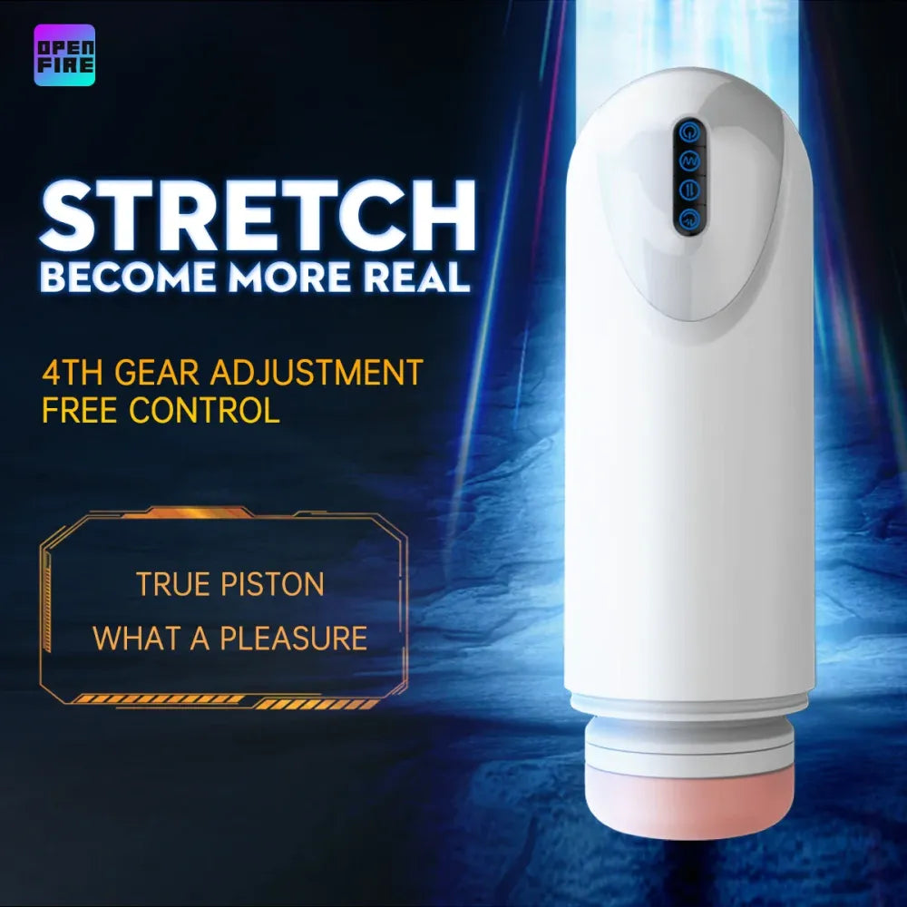 Powerful Automatic Male Masturbator Vibrating Thrusting Action Realistic Vaginal for Men
