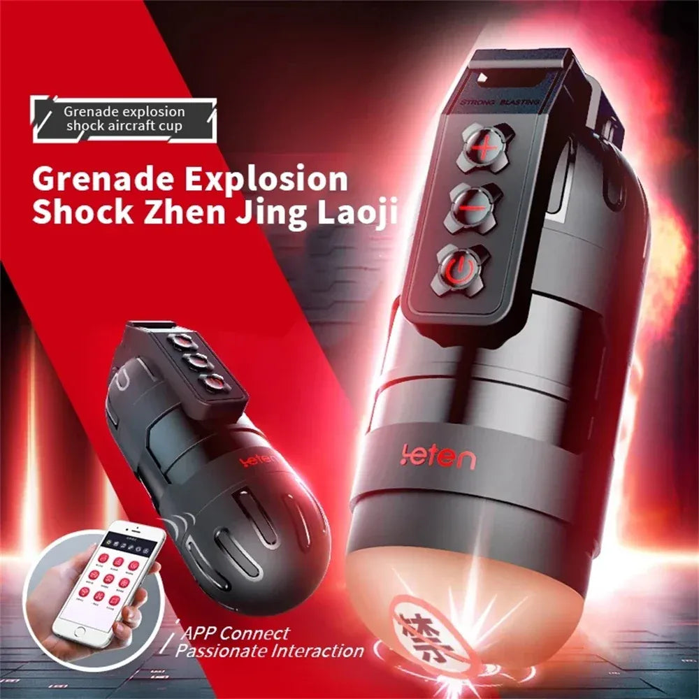Remote Male Vibrator Toy Automatic Masturbation Cup for Men